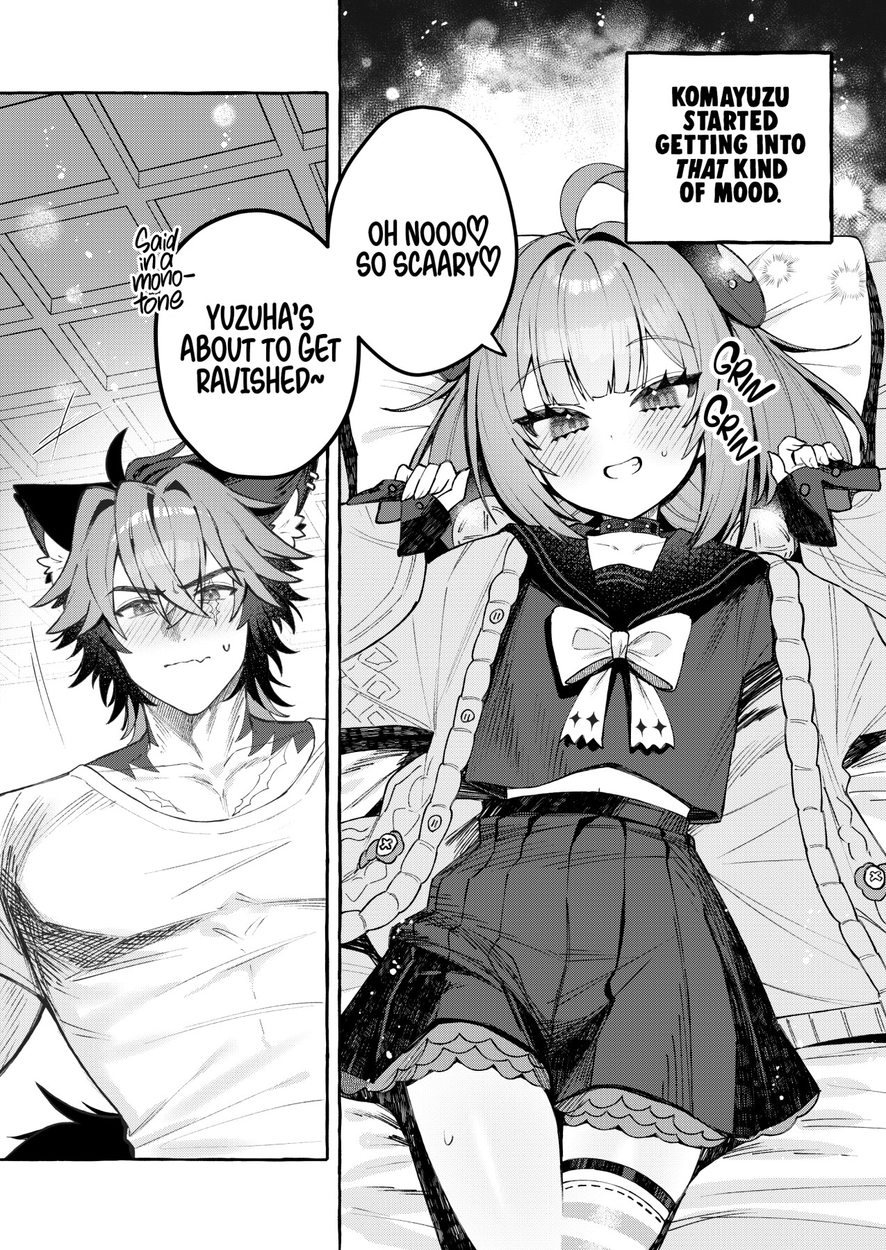 Hentai Manga Comic-Dog Goes Woof, Tanuki Goes...?-Read-3